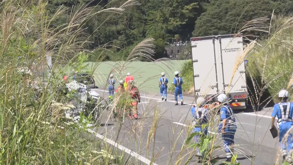 中央道でまた事故　トラックと乗用車あわせて３台絡む事故　男女３人がけが　岡谷JCT周辺8月19日から９月10日の間に６件の事故１人死亡　