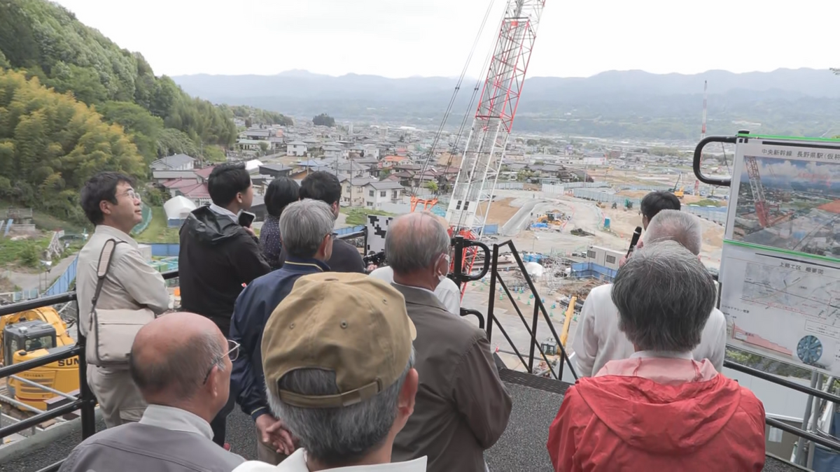 リニア中央新幹線の進捗を見渡せる展望台の魅力