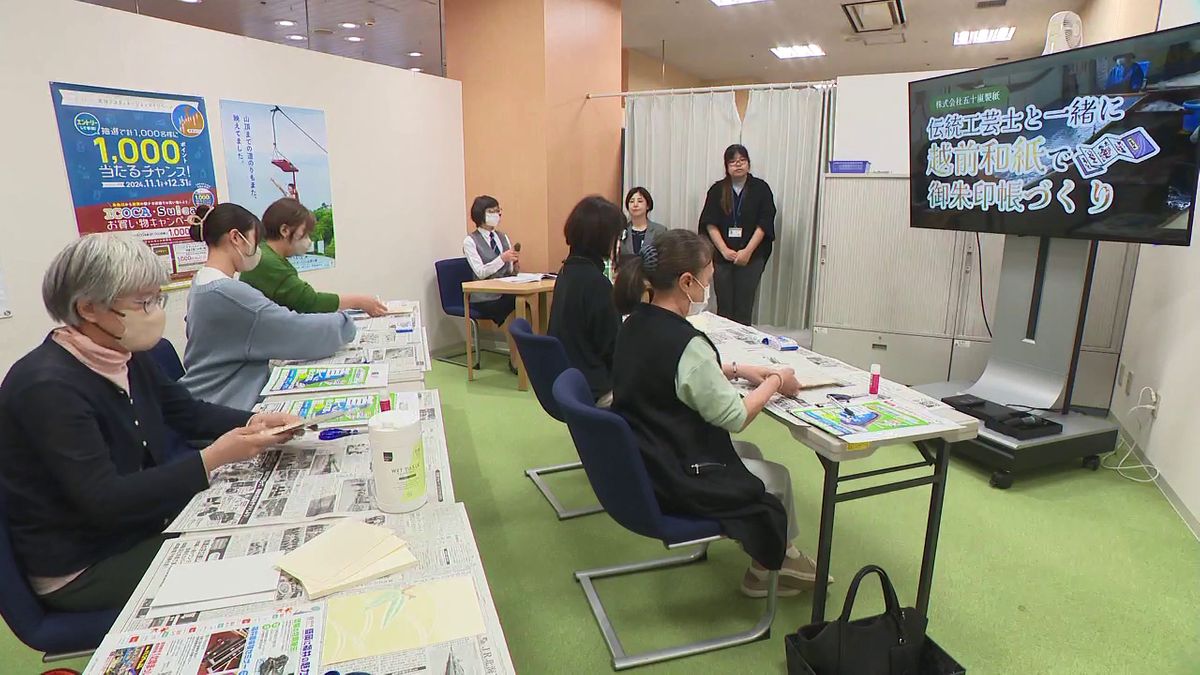 福井県の魅力をPR　団体専用臨時列車運行を前に　JR盛岡駅