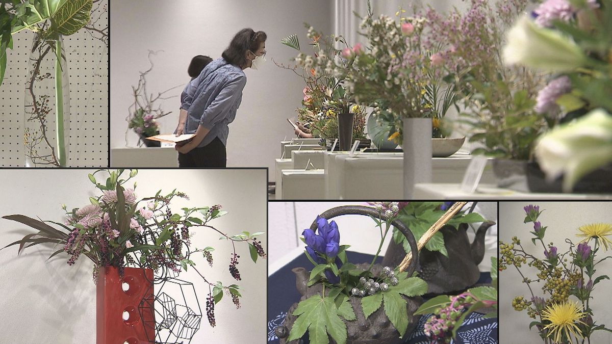 秋のさわやかな風を感じて　岩手芸術祭・華道展　