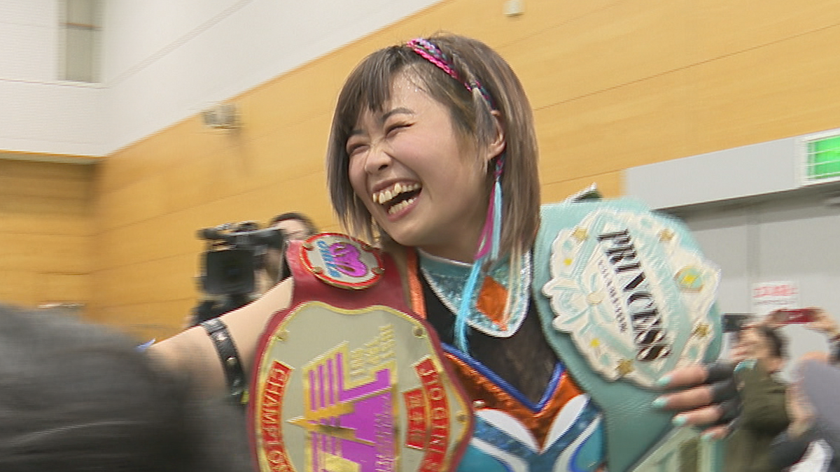 【岩手にもっとプロレスを】女子レスラーMIRAI 地元凱旋試合 岩手県宮古市