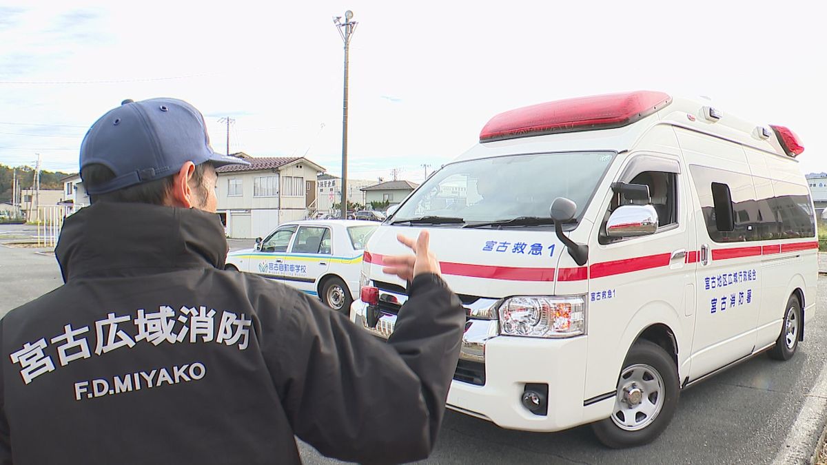 【安全運転を誓う】消防隊員が安全運転講習　岩手・宮古市