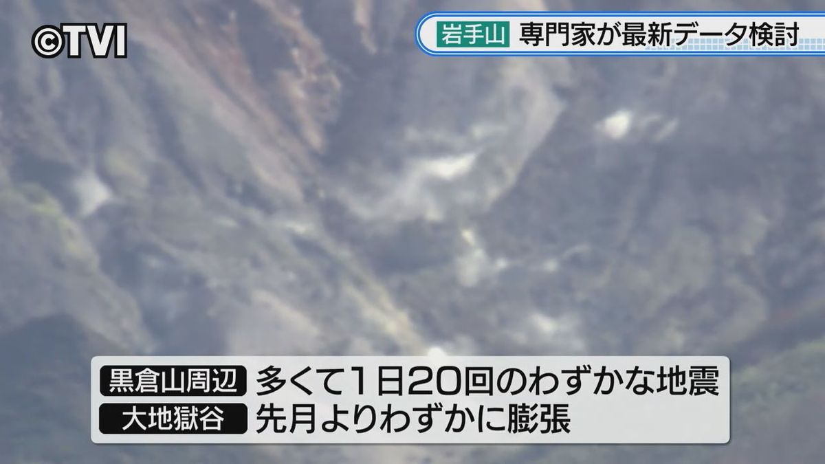 【岩手山火山活動】防災専門家が対応協議　大地獄谷は先月よりわずかに膨張　引き続き準備を