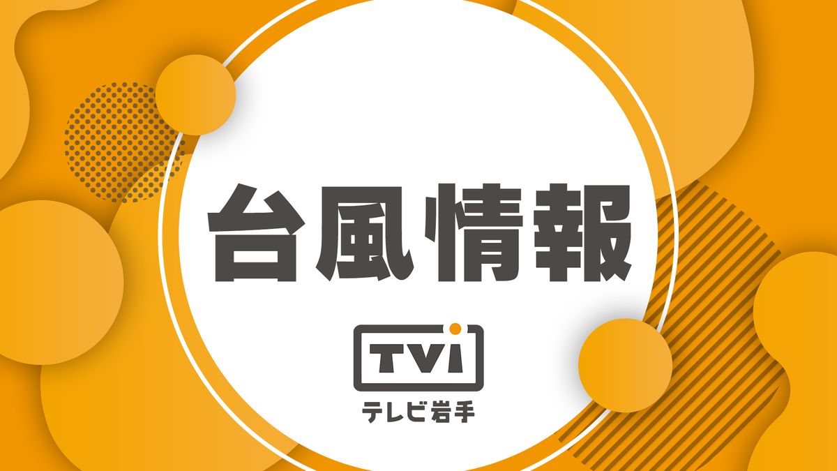 【台風5号】岩手・大船渡市付近に上陸