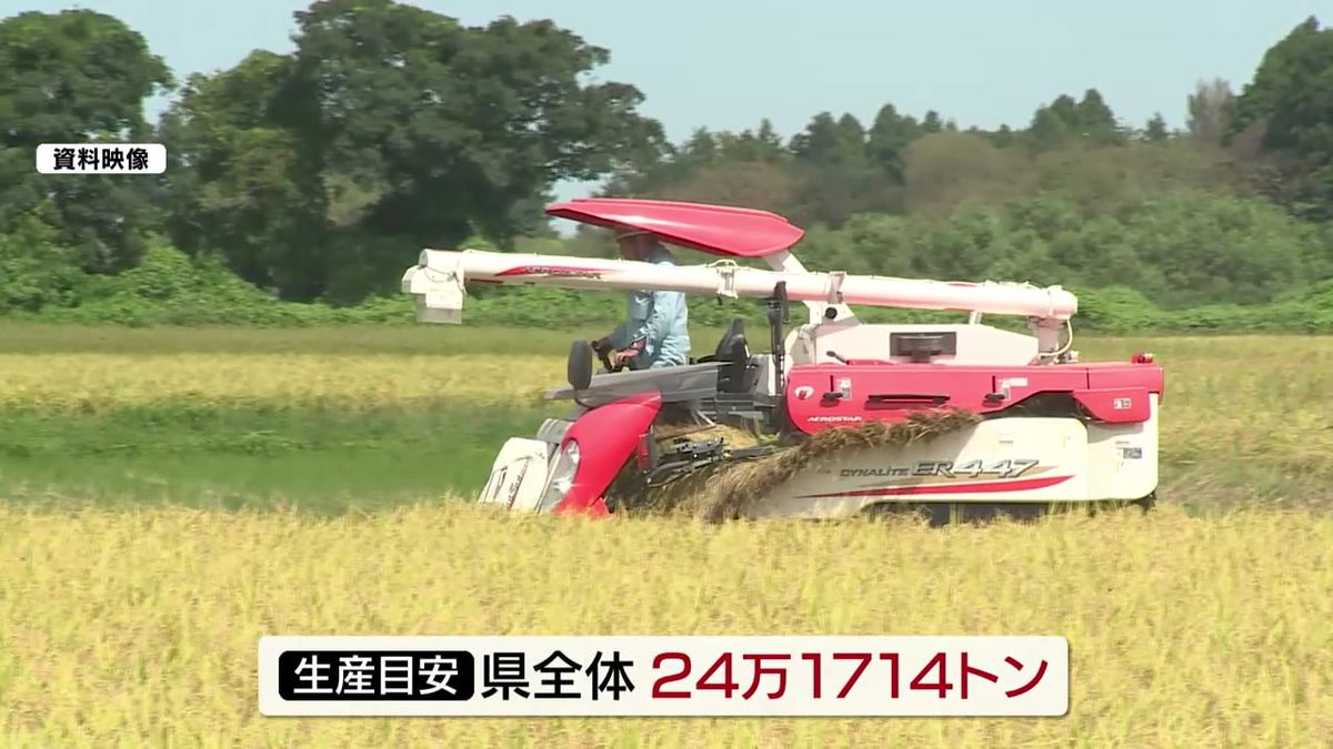 【前年より作付け面積増】岩手の2025年産のコメ生産量目安24万1700トン