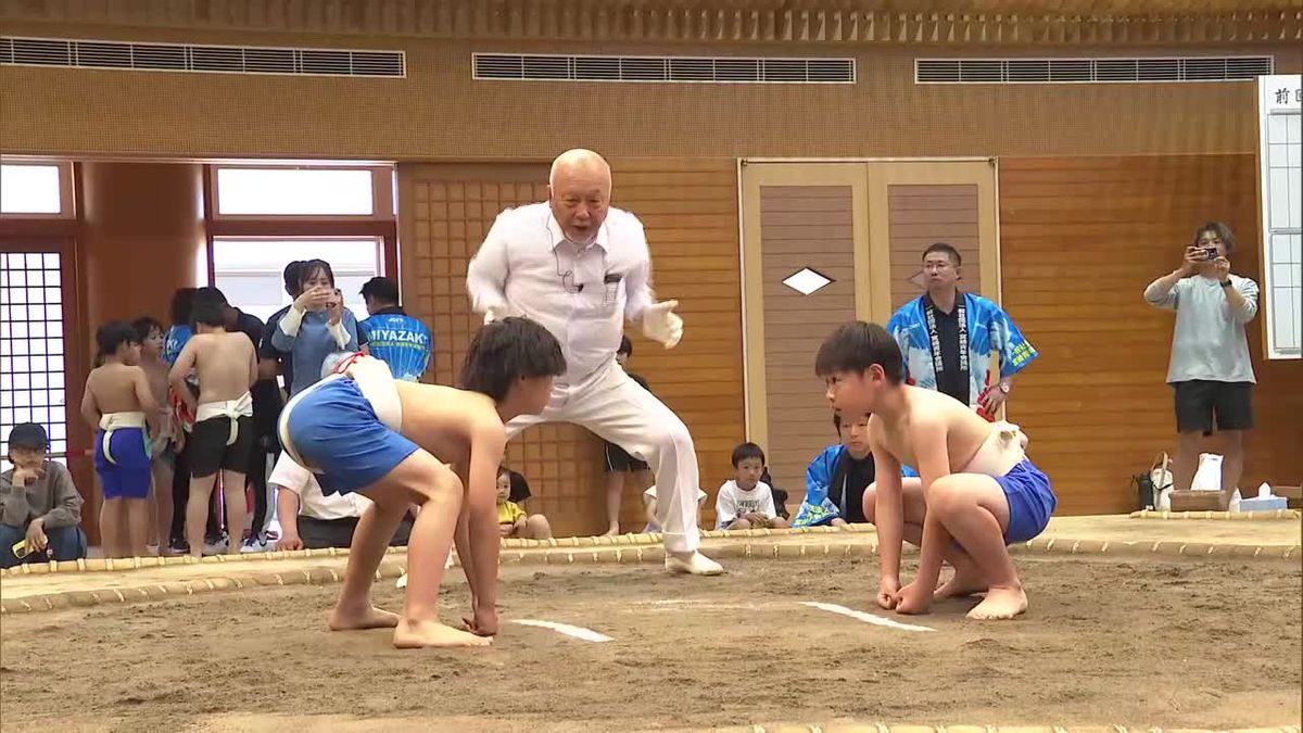 小学生力士が熱戦！　宮崎市で「わんぱく相撲宮崎大会」