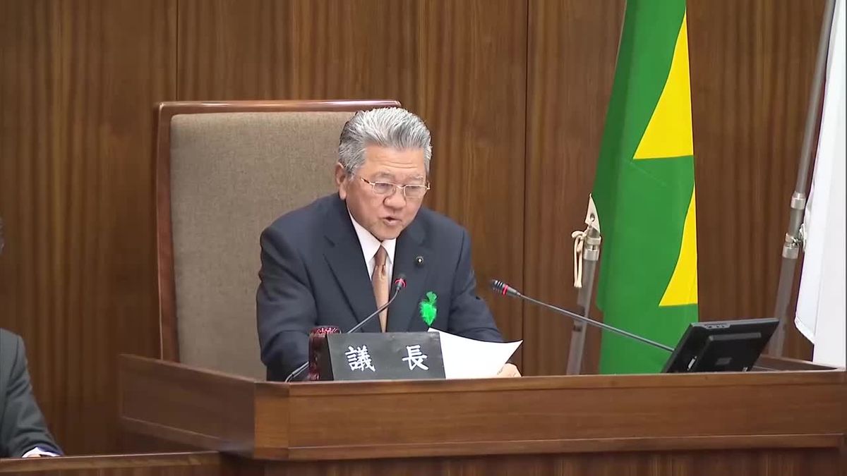 宮崎県議会　新議長に外山衛氏就任