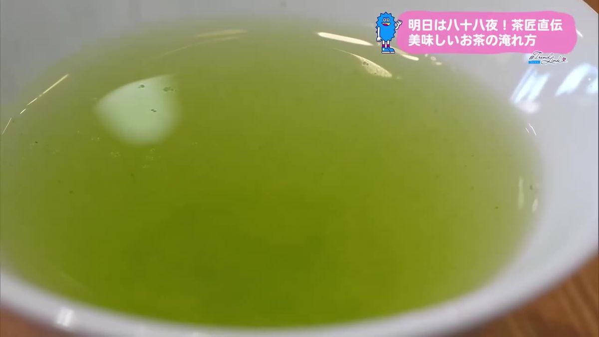 新茶の季節　おいしいお茶のいれ方【トレリン】