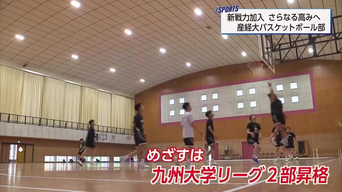 全九州大学リーグ2部昇格をめざす　宮崎産業経営大学男子バスケボール部