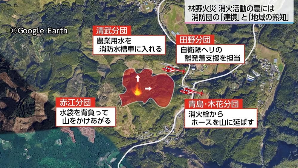 宮崎市消防団に賞状贈呈 消防団の「連携」と「地域の熟知」で迅速・的確に山火事を消火 課題は団員不足