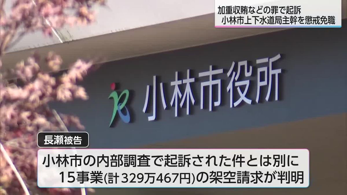 小林市役所職員による贈収賄事件　起訴されている上下水道局職員を懲戒免職