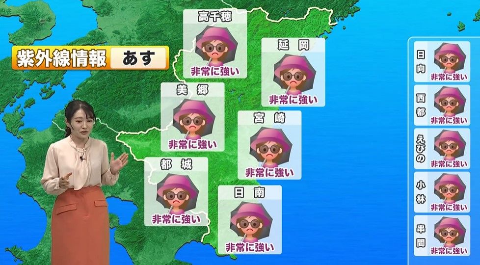 宮崎の5月の紫外線は茨城の8月と同じぐらい強い!この時期の日焼け止めは「SPF」ではなく「PA」に注目を