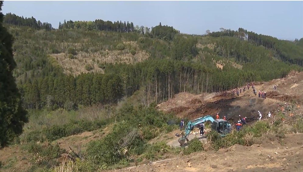 宮崎市鏡洲の山火事は発生から約22時間後に「鎮火」 約1300平方メートルを焼く けが人なし