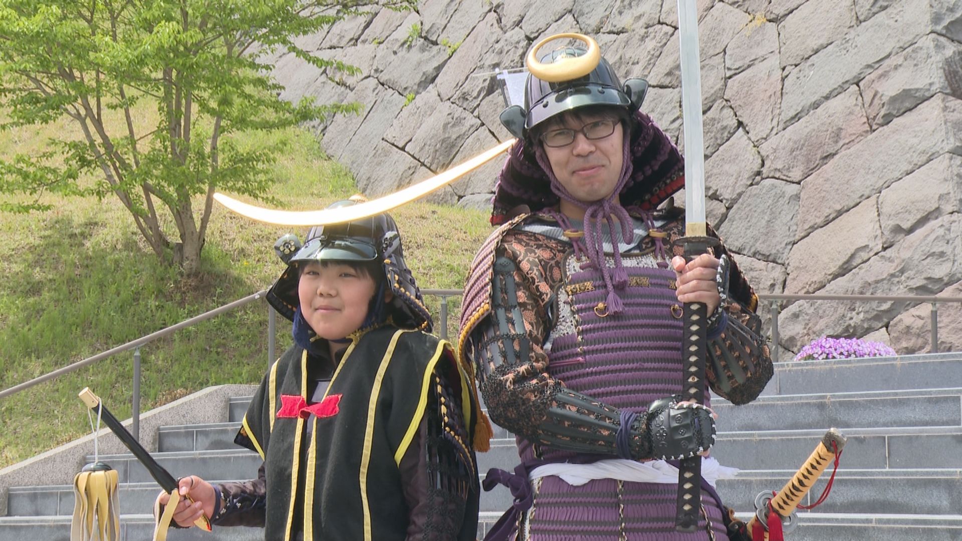 モデルは最上義光・直江兼続・伊達政宗 気分は武将！上山城で甲冑の