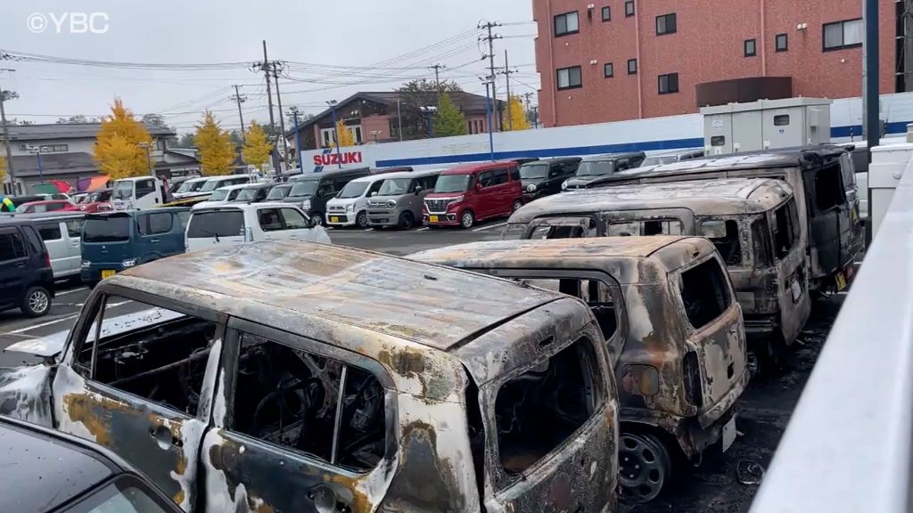 Fire at Yonezawa Car Dealership Destroys Five Cars, No Injuries Reported