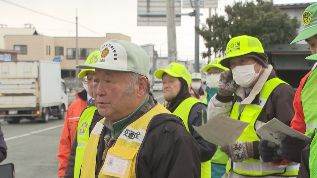 山形市漆山の死亡事故受け関係機関が現場を緊急点検 見通し確認し安全