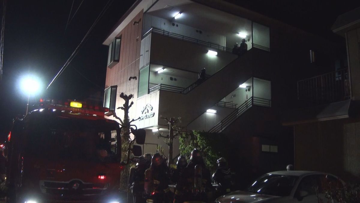 建物火災多発警報2年ぶり発表の山形県内　山形市でアパートの一室焼ける　住人の男性が搬送