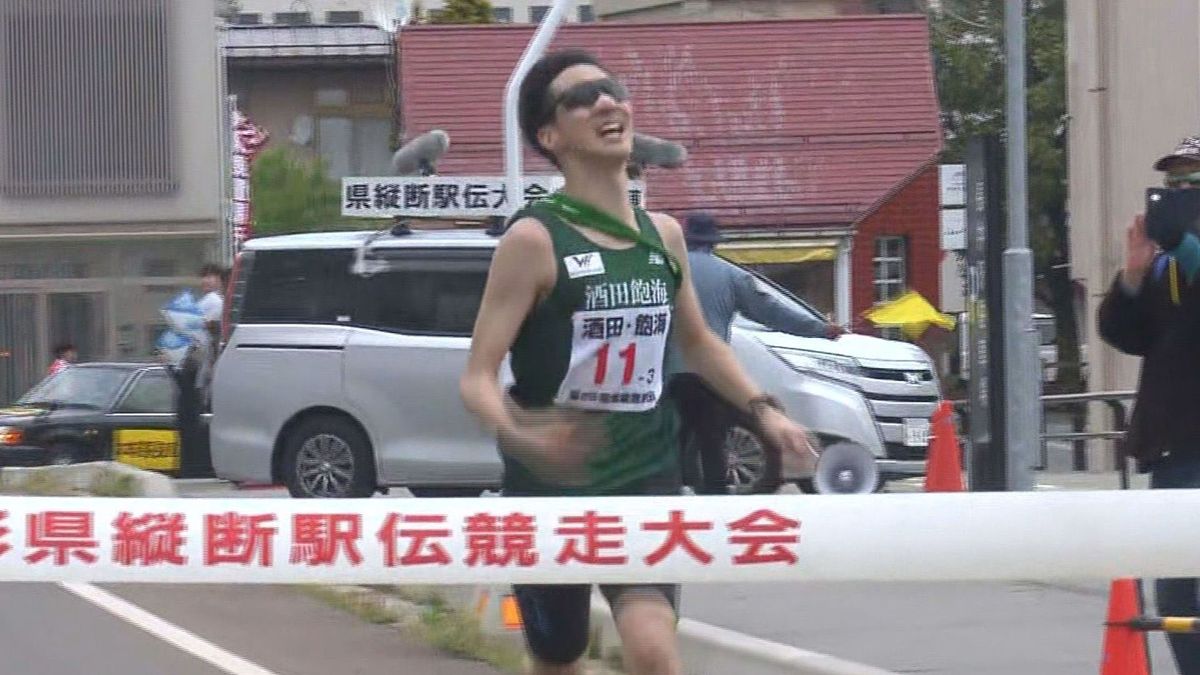 酒田・飽海が2大会連続の2日目優勝飾る　山形県縦断駅伝　序盤からの激しいトップ争い制す
