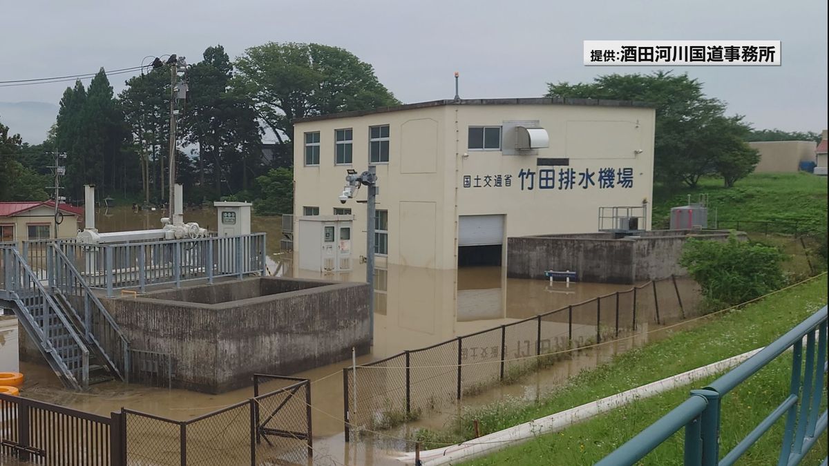 酒田市で浸水被害で使用できない排水施設の説明会　12月に仮復旧も今後内水氾濫が起こる可能性