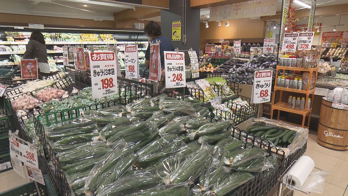 猛暑の影響でネギやダイコンの値段が例年の２倍近くに　山形県内のスーパーで見通し聞く