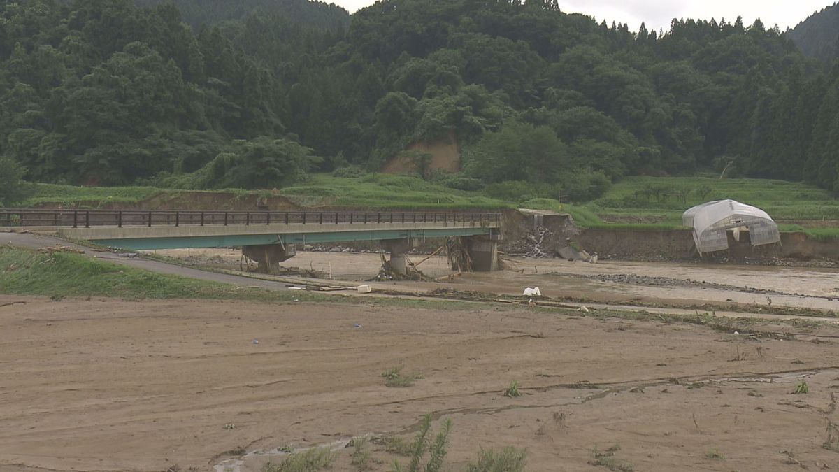 大雨で氾濫し大きな被害が出た酒田市の荒瀬川　川底掘削など県が5年間の災害復旧計画示す