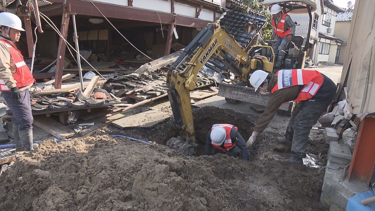 能登半島地震　珠洲市では4430戸が断水　山形市の職員らが復旧作業　北陸新幹線延伸に期待も