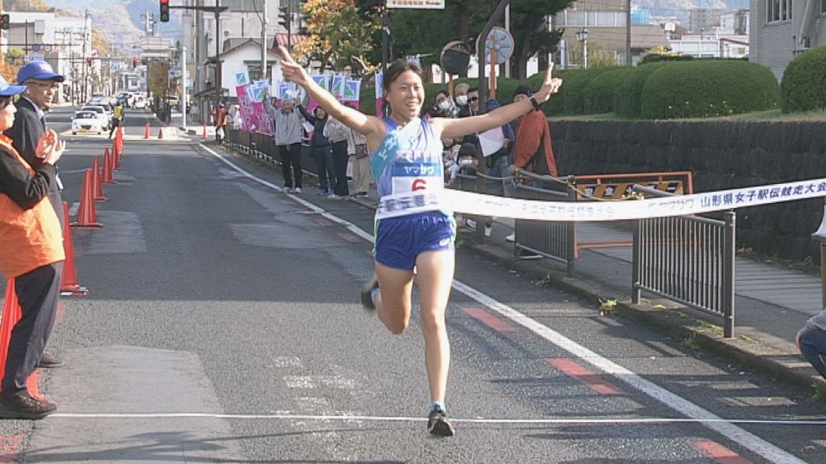 2年連続区間新記録などチーム力が充実　天童・東村山が20大会ぶりの優勝　山形県女子駅伝大会