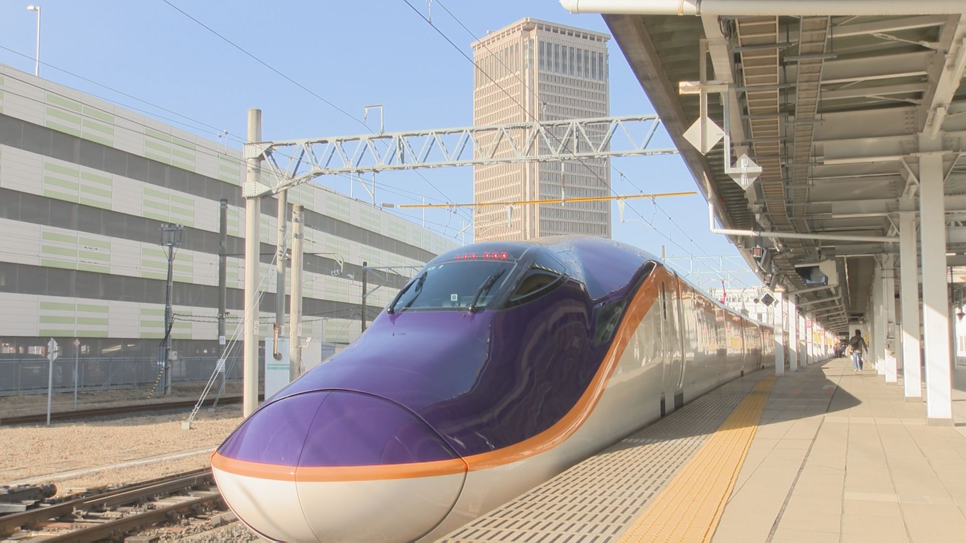 山形新幹線の新型車両E8系 来年3月16日に運転開始 事前に試乗