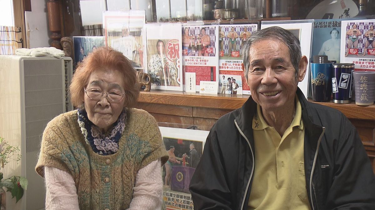 「顔つきが本当の勝負師に」　大一番を見守った尾花沢市の祖父母が琴ノ若関を祝福