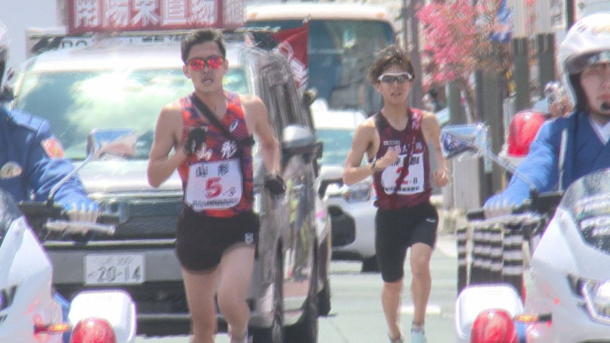 山形県縦断駅伝競走大会は最終3日目の4月29日アンカー対決を制した山形が優勝　