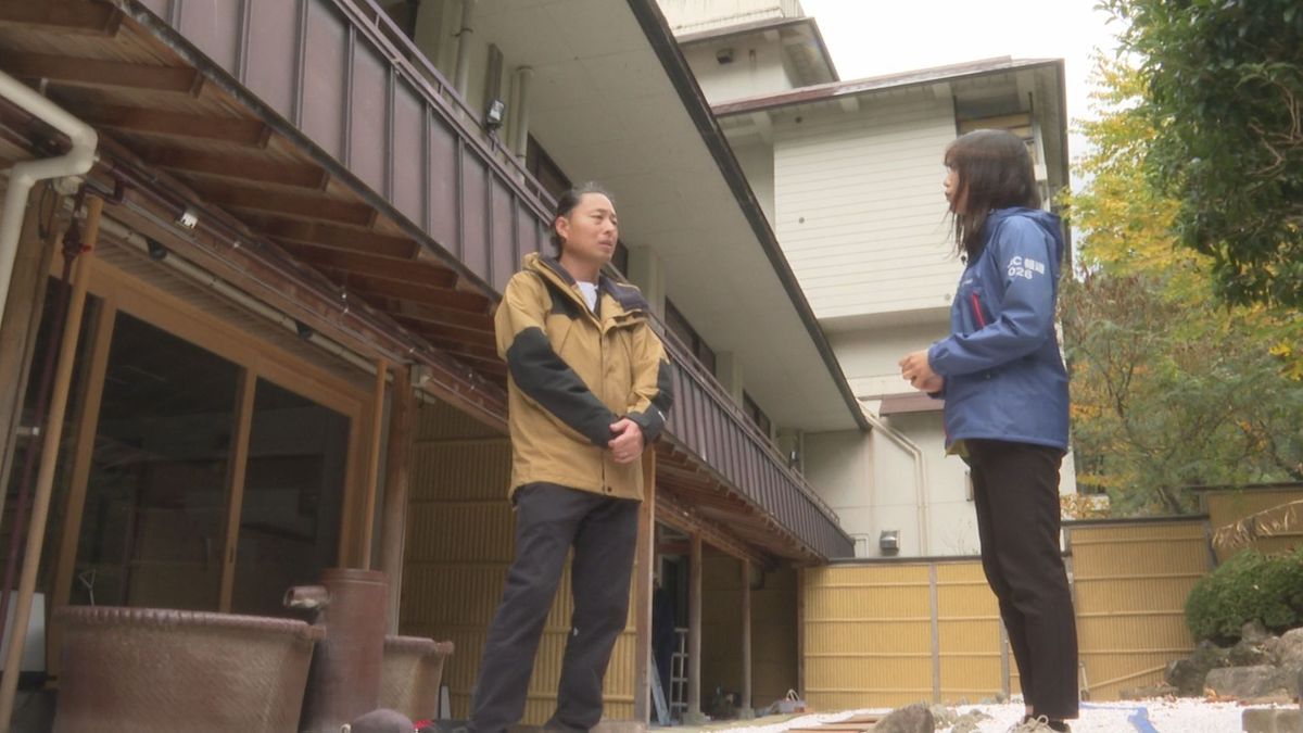 大雨被害で休業余儀なくされた温泉旅館　復旧作業続け来月にようやく再開の目途　山形・最上町