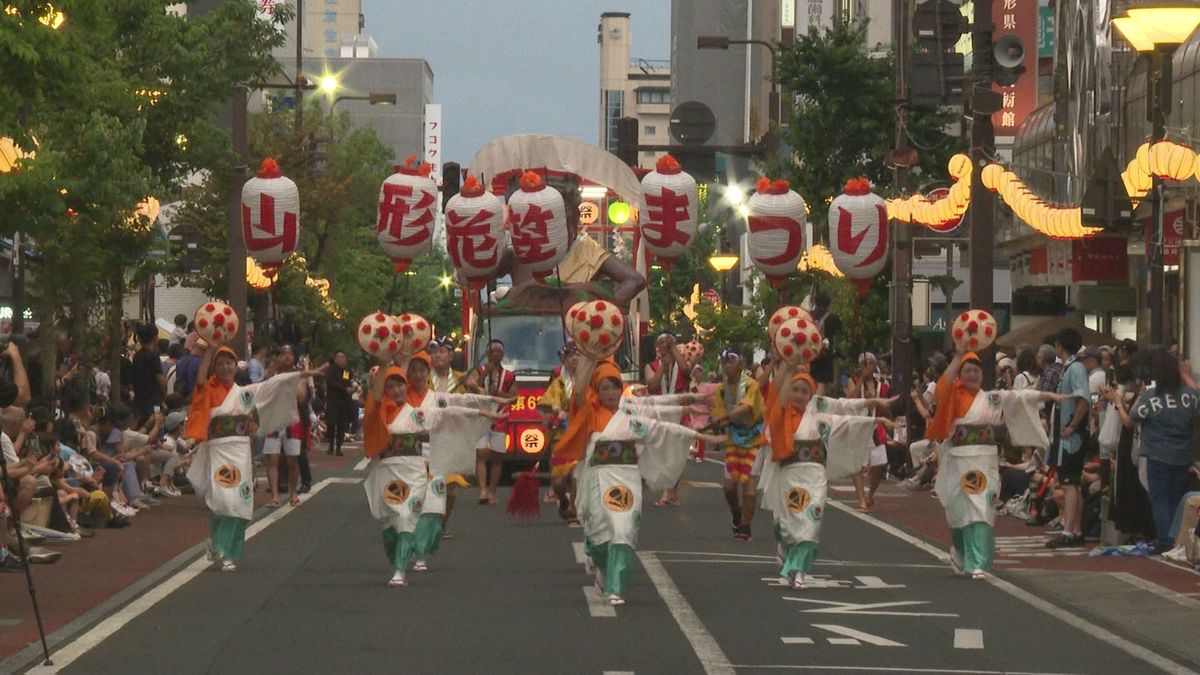 「山形花笠まつり」開幕 初日は3700人の踊り手が夏の夜を彩る（2025年8月5日掲載）｜YBC NEWS NNN