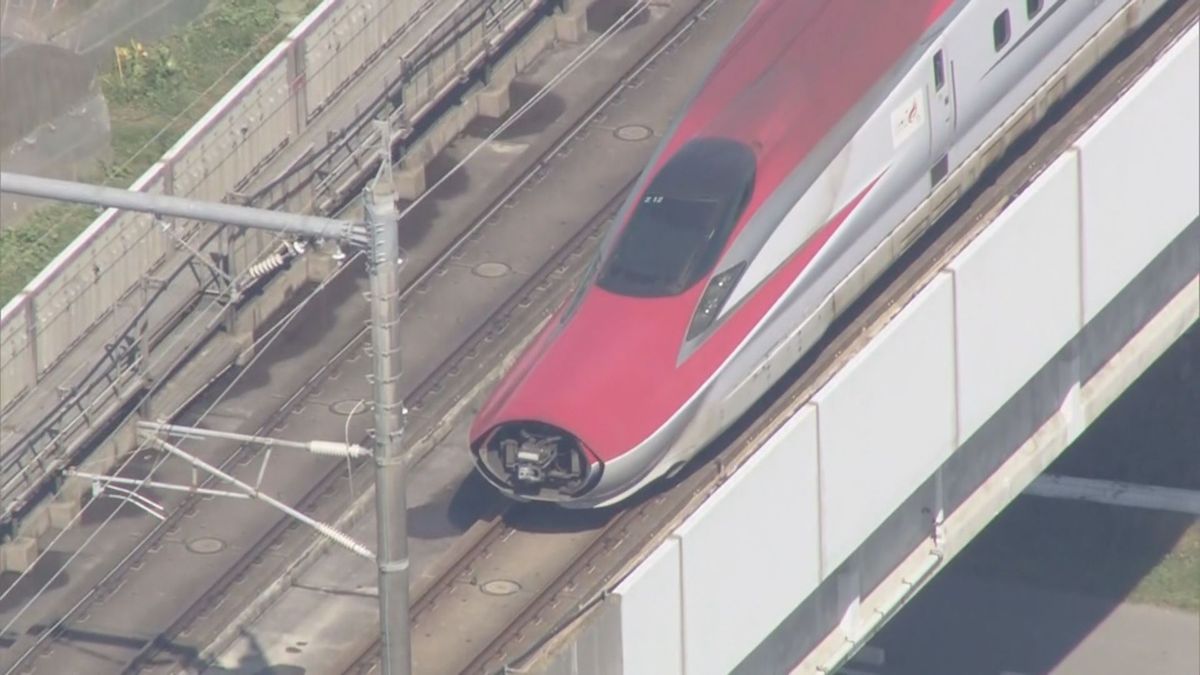 東北新幹線車両の連結外れ停止　山形新幹線にも影響上下計11本が運休や区間運休