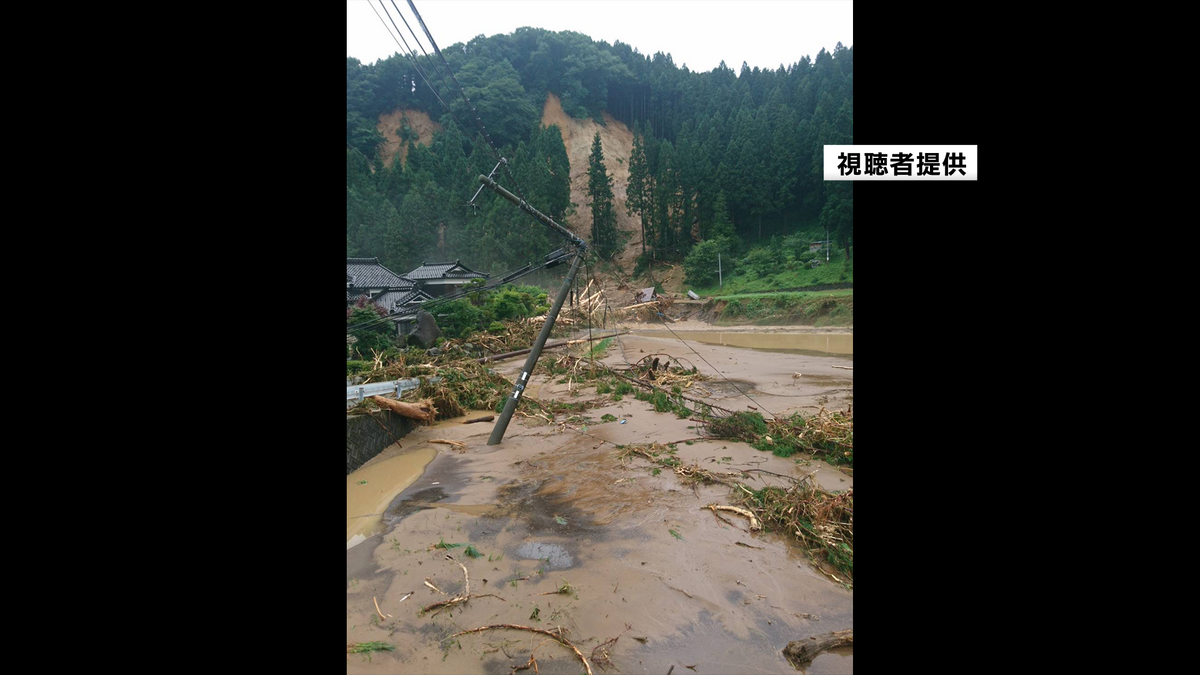 【山形県内・大雨情報】京田川や鮭川など６箇所で氾濫　7月1カ月の降水量大きく超える
