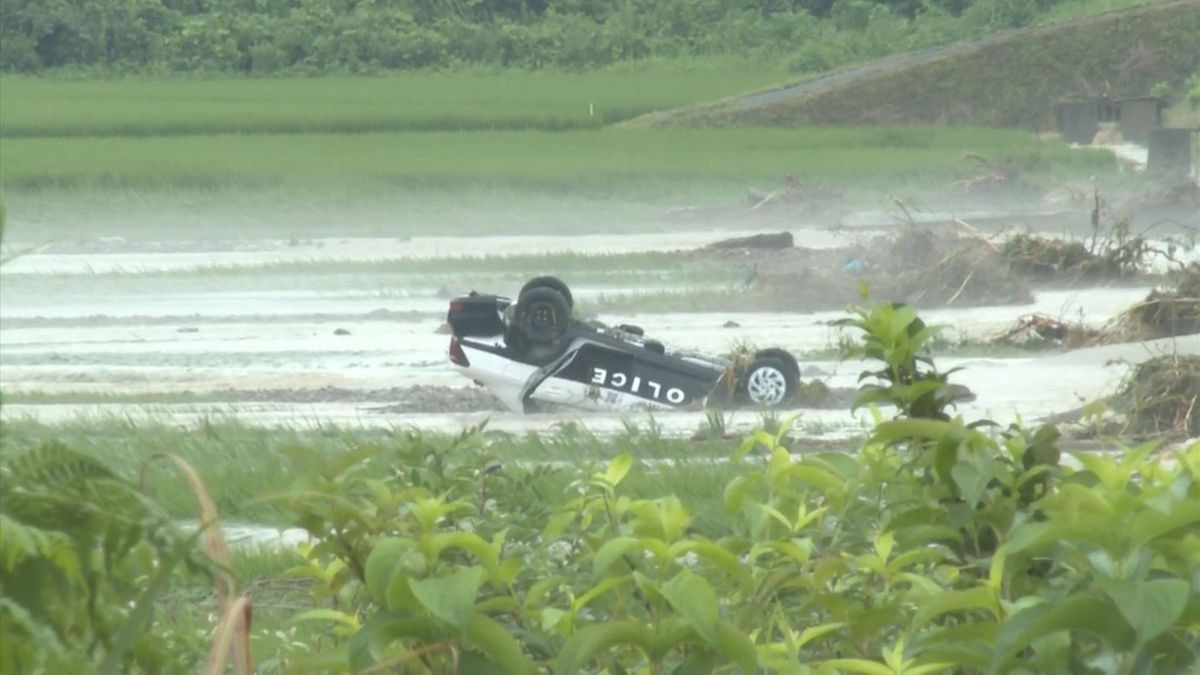 パトカー到着時はすでに水深85センチ　上流5か所で決壊や越水　新庄市で警察官流された事故