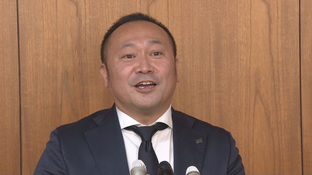 モンテディオ山形　今シーズンの結果を吉村知事に報告　シーズンの秋春制「決めたことに従う」