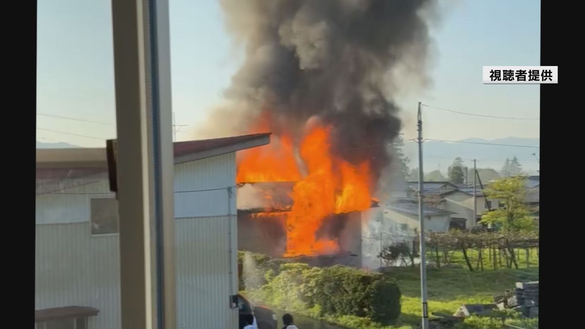 8日早朝　南陽市で住宅など4棟焼ける火事　けが人なし