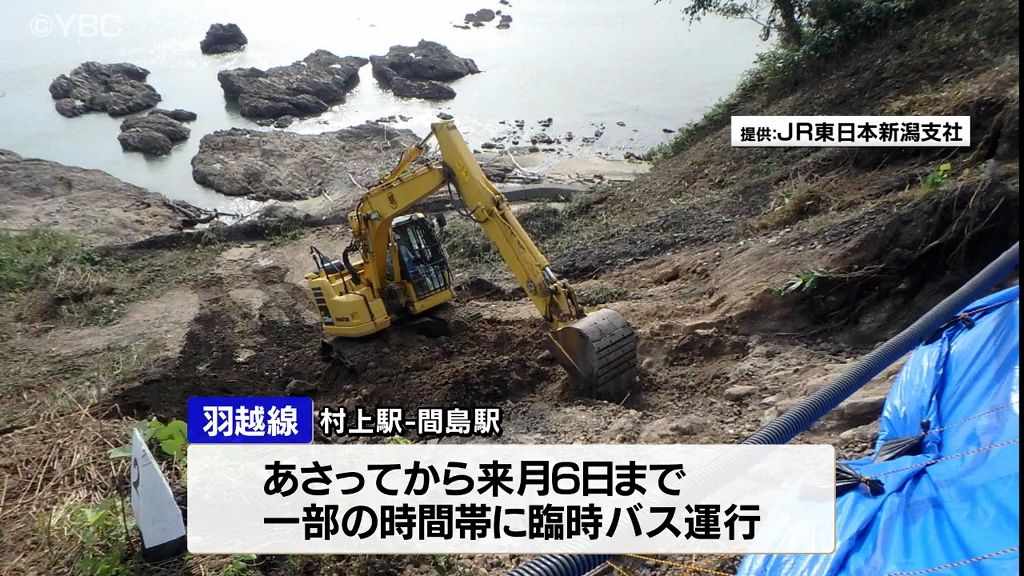 JR羽越線10月7日に運転再開予定　大雨の被害で酒田～新潟で特急などが現在運休