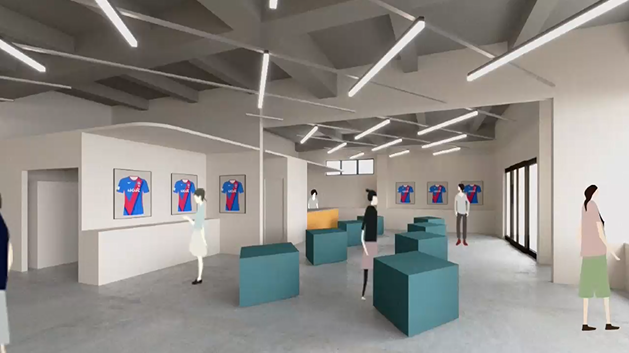 甲府駅前に変身！山梨中央銀行が金融×スポーツ×デジタル体験型店舗を11月中旬オープン！