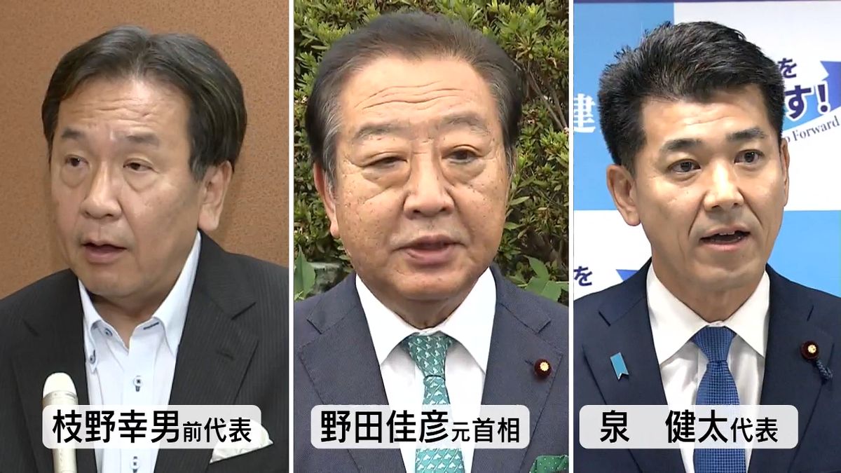 民主党代表選 小沢参院議員は「枝野氏」中島衆院議員は「野田氏」県関係国会議員の支持動向 山梨県