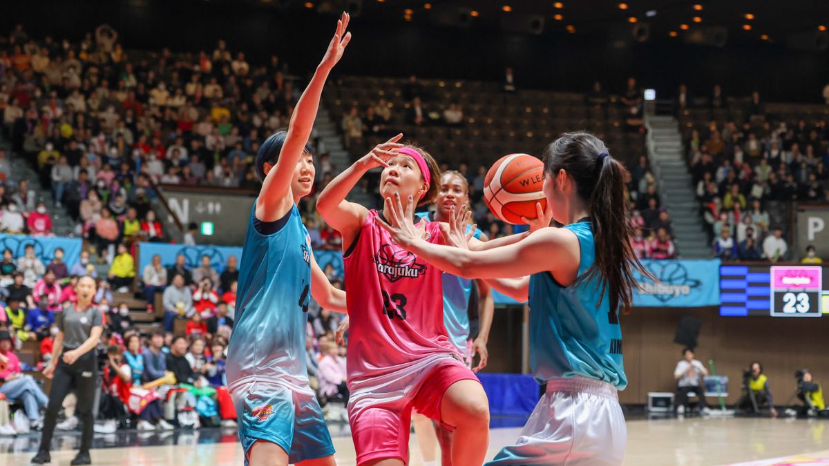 山梨クィーンビーズ主将 ダンスが評価され「ばかうけ賞」 米菓1年分の賞品に「チームで頑張って食べる」