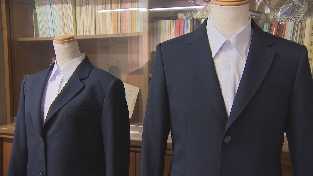 「自由に選んで」“第3の制服”ブレザーを本格導入 甲府の市立中学で新年度から 山梨