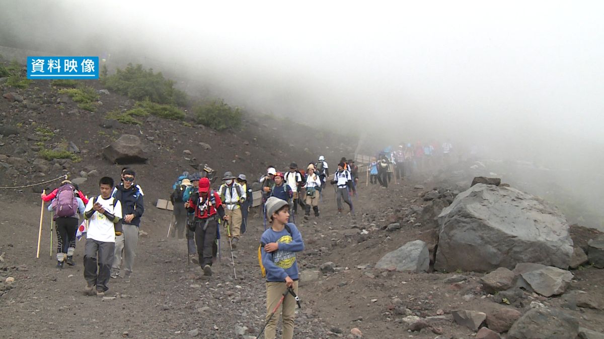 登山者アンケート 富士山登山鉄道構想への反対多数 賛成の3倍に 山梨県