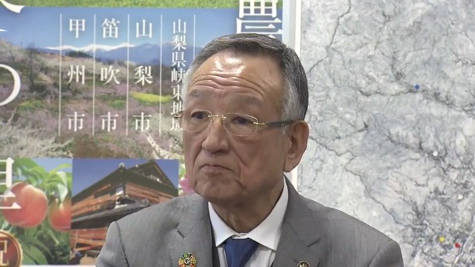 山梨市長選 現職の高木氏が3選立候補を表明「買収した企業跡地の活用に力尽くす」 