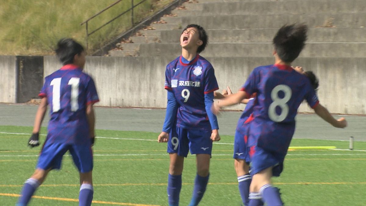 サッカー小学生日本一決定戦へ 代表切符はヴァンフォーレ 決勝で完封勝利 県大会2年ぶりの優勝 山梨