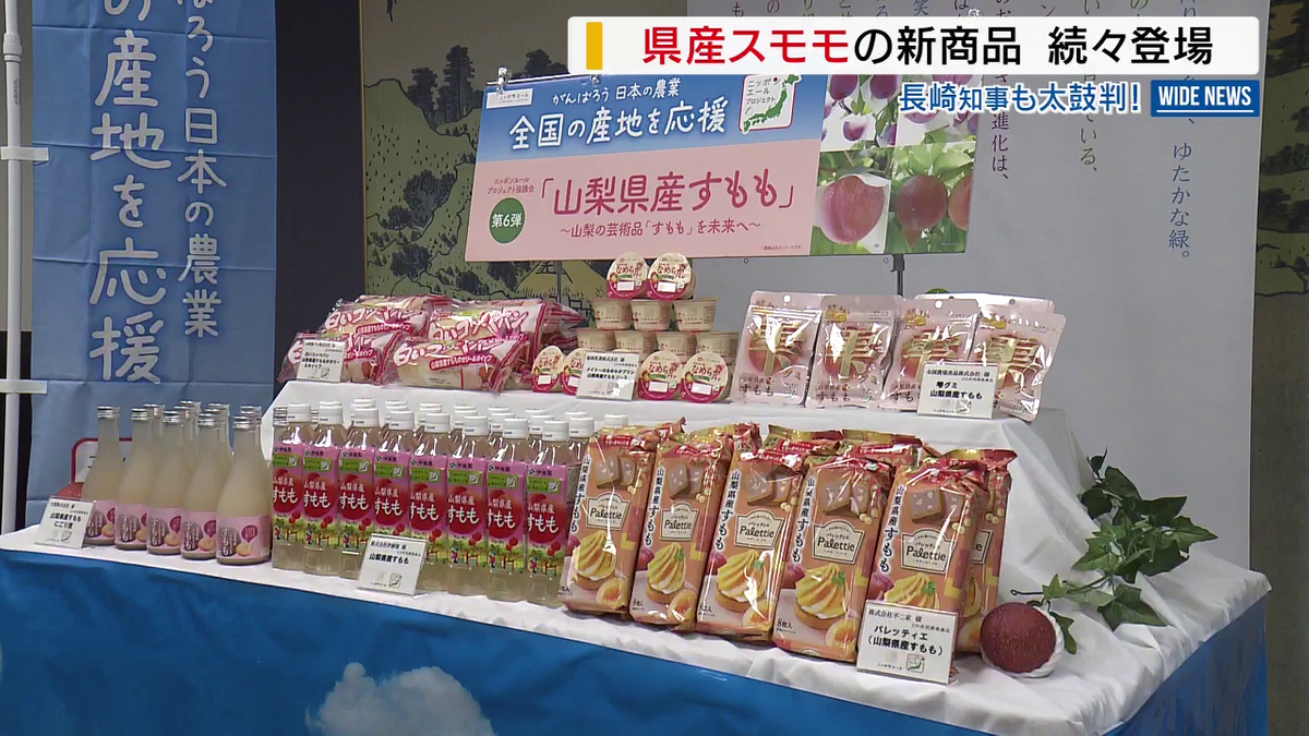 うちの子、好きそうですね」 県産スモモの新商品が続々 大手メーカーが