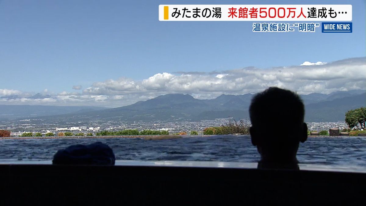 「みたまの湯」来館500万人を達成 一方で存続危機の施設も…市川三郷の公営温泉で明暗 山梨