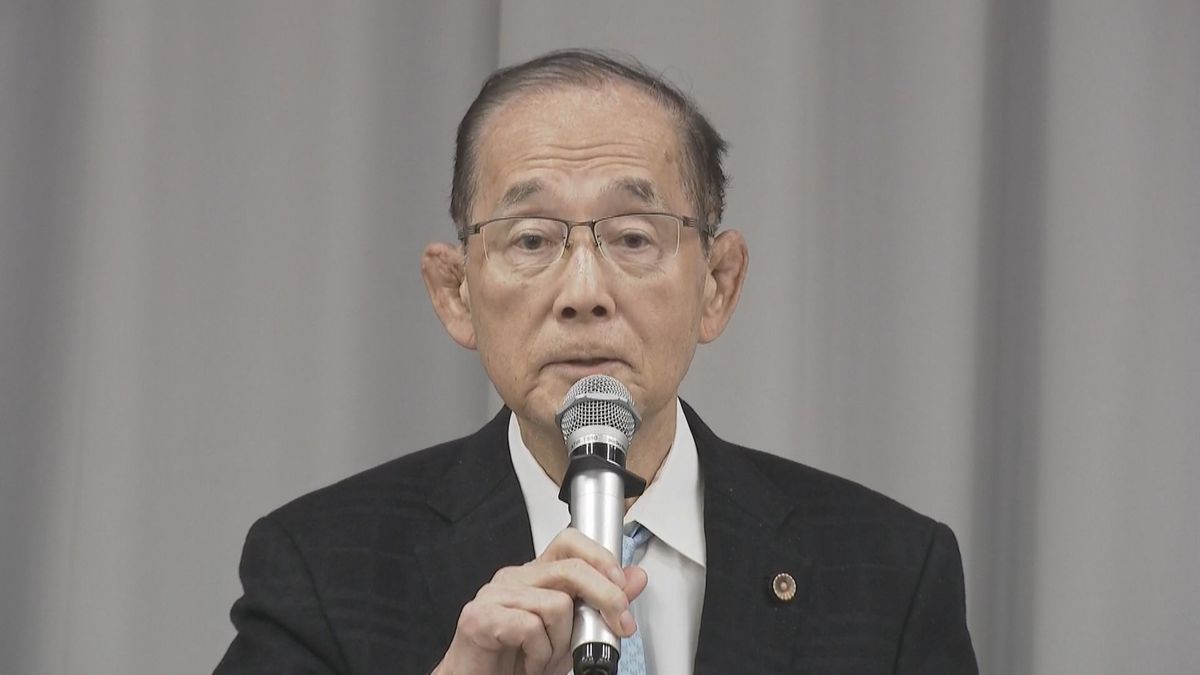 船井電機の原田会長（午後4時ごろ）