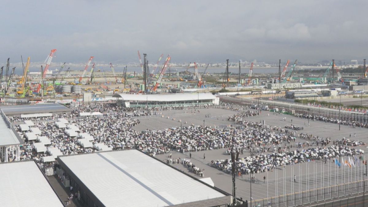 速報】25日（木）万博一般来場者は21.2万人 “駆け込み”連日20万人超…26 