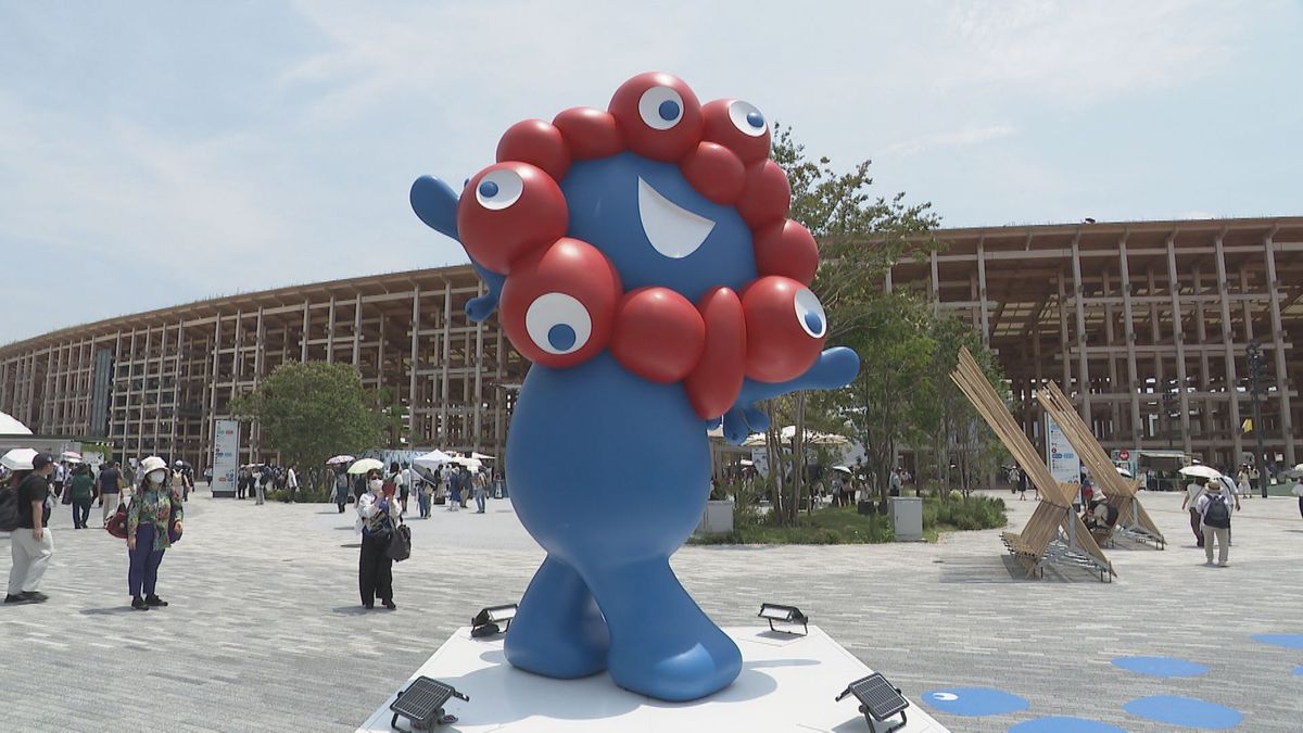 速報】万博会場ミャクミャク像は閉幕後は“太陽の塔”とコラボ！？吹田 